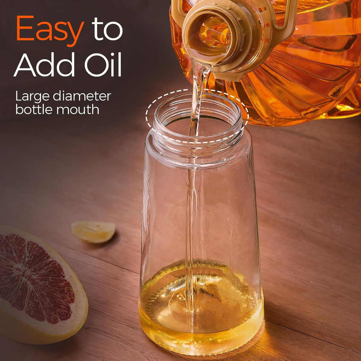 2 in 1 Oil Spray and Pouring Bottle 500ml